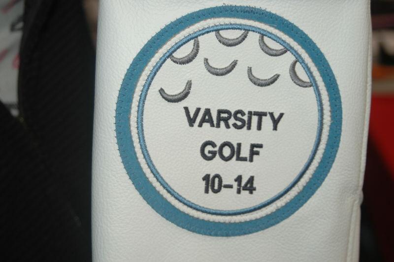 Custom leather golf patch